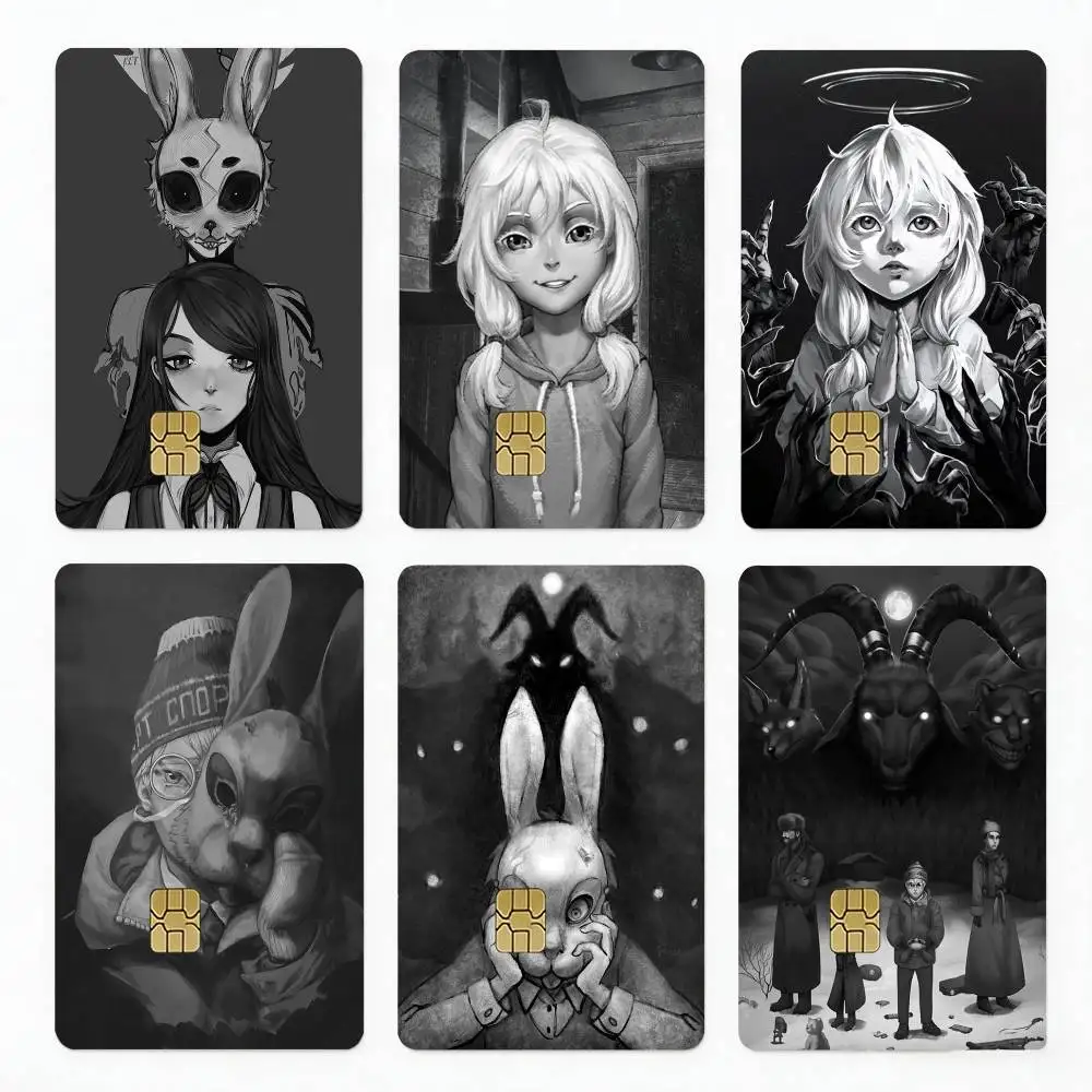

Game T-Tiny Bunny 4pcs 1Set Card Stickers Small Waterproof Chip 4PCS Card Sticker Anti-Scratch