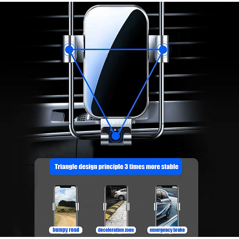 ABS حامل هاتف السيارة 360 دوران الجاذبية السيارات قبضة قوس لكزس F SPORT GX460 Ct200h IS250 ES 220D IS200 Fsport GS GX IS