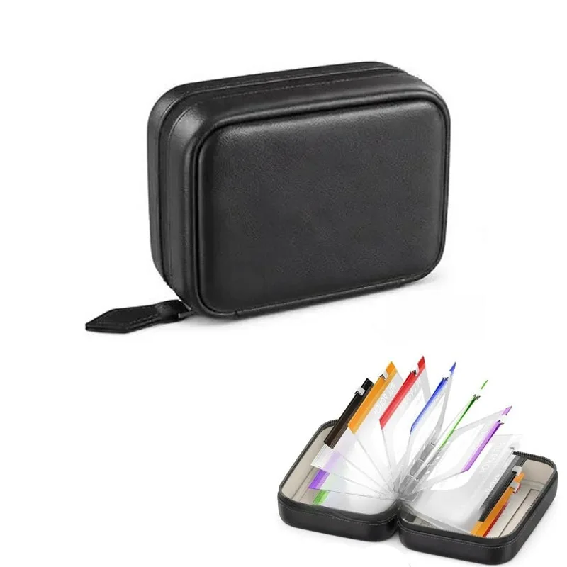 Waterproof Pill Pouch Set – 14 Color-coded Pouches, Writable Labels – for Daily Medication, Vitamins & Supplements