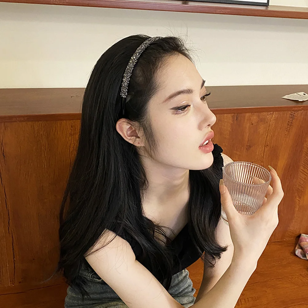 Обруч для волос Женский, с кристаллами и бисером