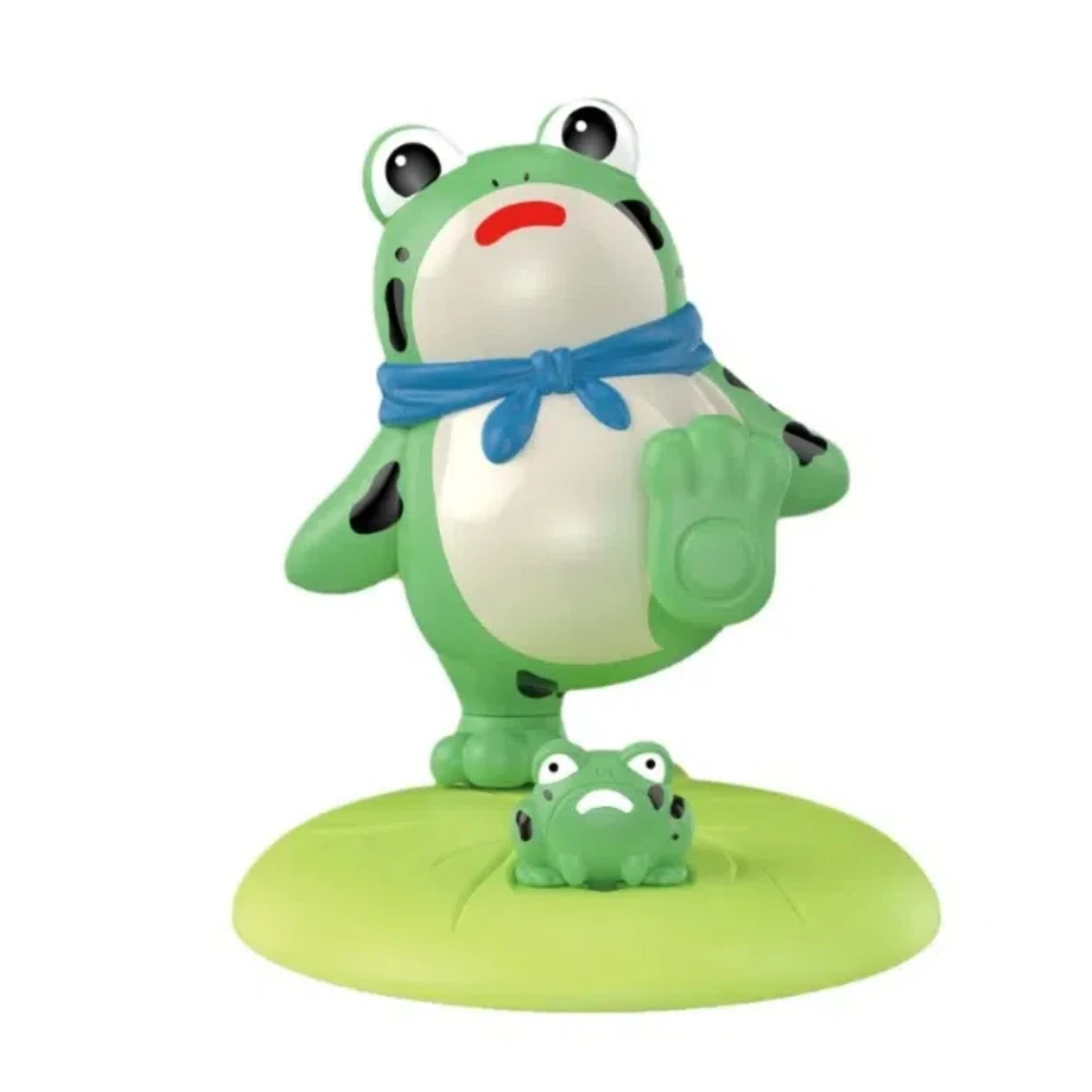 PVC Doll Sad Frog Phone Holder Support Portable Green Frog Mobile Phone Stand Cartoon Desk Decor Cell Phone Bracket Small Gifts