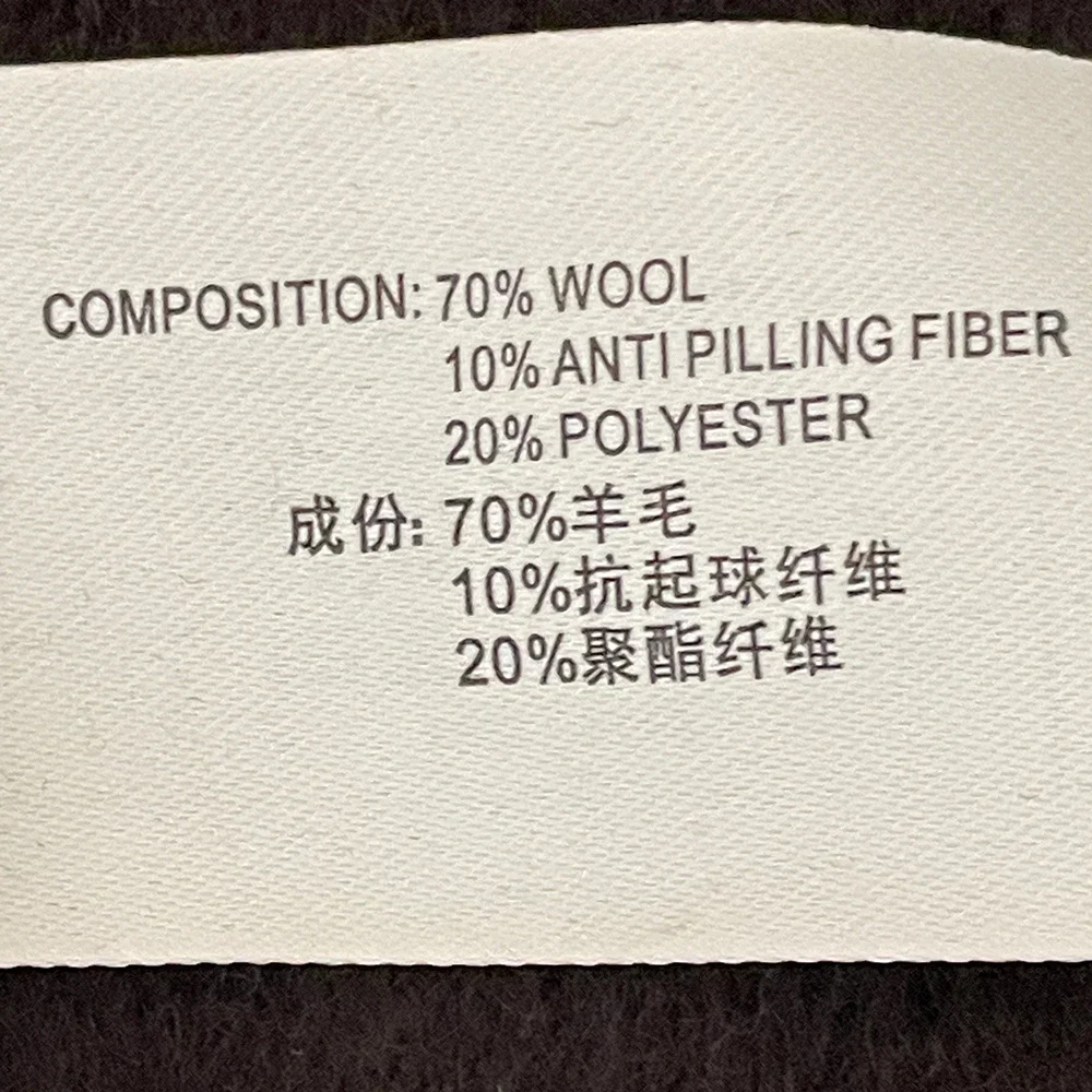 OFTBUY Neue Winterkleidung Damen Langer Doppelreihiger Wollmantel mit Echtem Pelzkragen Modische Lässige Natürliche Fuchspelz-Wolljacke – Detail 11
