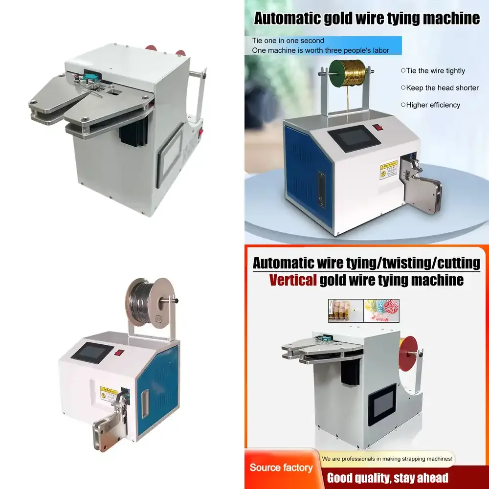 

Qwinn （2026）hotConfectionery Wrapping and Tying Machine, Self Strapping Machine for Sealing and Tying Wrappers