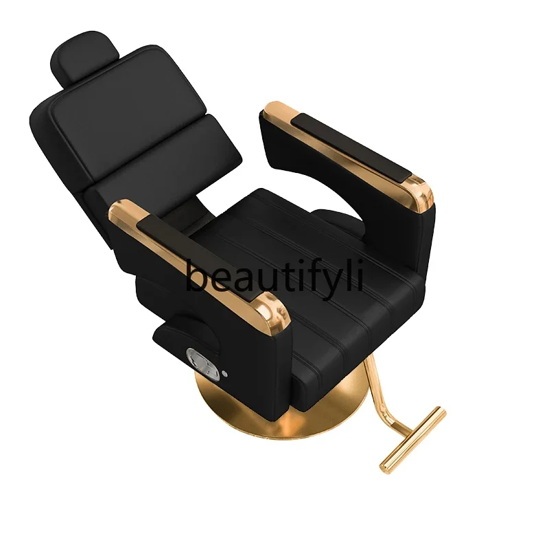 

Internet celebrity hair lift rotating chair reclining barber chair