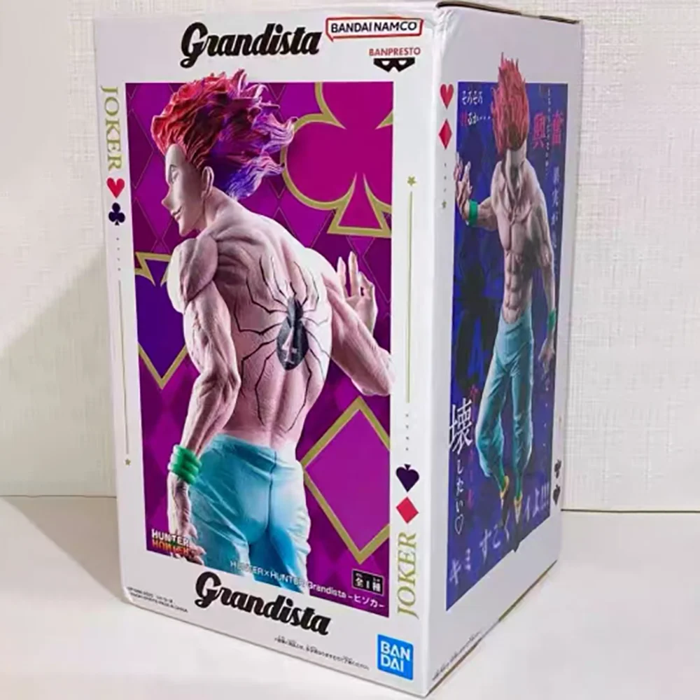 

100%Original in Stock Bandai Spirits Banpresto Hunter×Hunter Hisoka Morow GrandistaAnime Figure Model Decoration Collection Gift