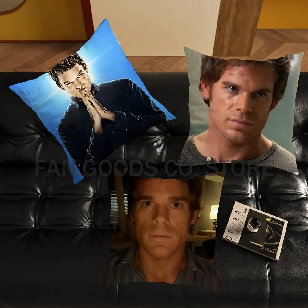 D-Dexter Morgan Pillow Case Ultra Soft Skin Friendly Fabric Cloud Like Comfort & Concealed Zipper