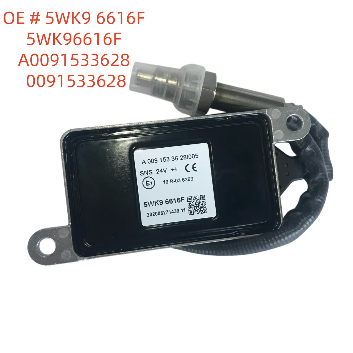 High quality New 5WK9 6616F 5WK96616F A0091533628 0091533628 Nitrogen Oxide Sensor Nox Sensor for Mercedes-Benz Truck