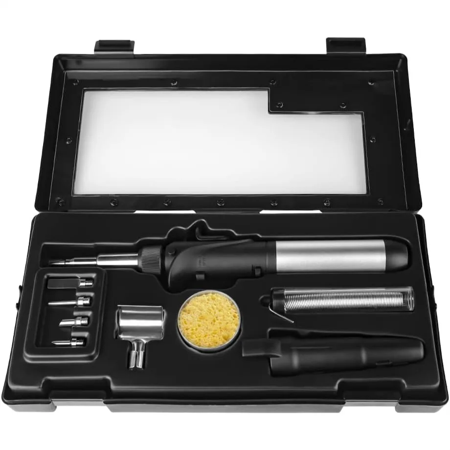 

Cordless Butane Soldering Iron with Adjustable Temperature for Soldering and Crafting