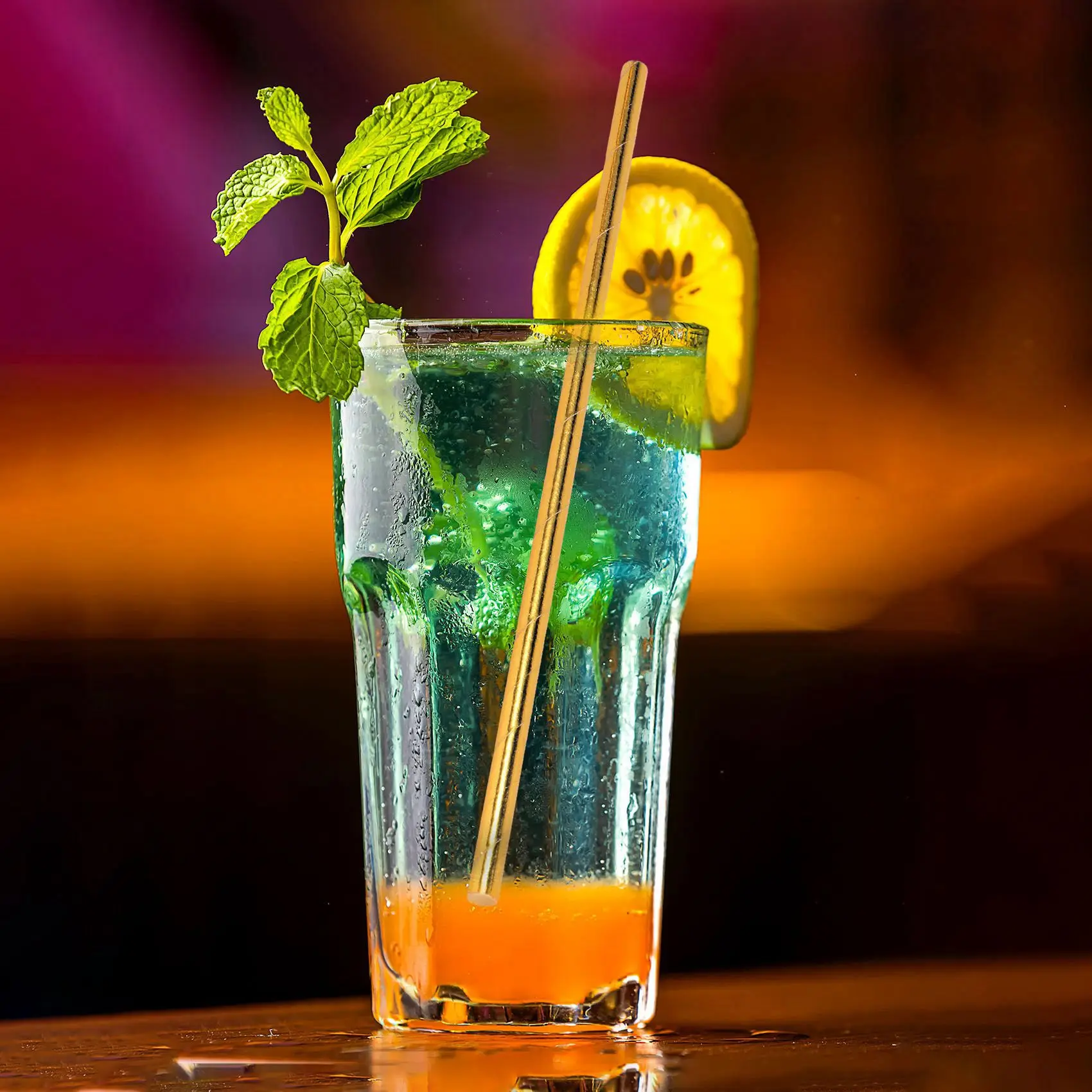 شفاطات ورقية من رقائق الذهب، شفاطات للشرب للحفلات للاستعمال مرة واحدة، عبوة مكونة من 100 احتفالات للعطلات - B09B