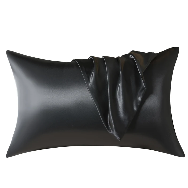 2 Pcs Pillowcase for Hair and Skin, Silk Satin Pillowcase Pillow Cases Set of 2pcs， Silky Pillow Cover with Envelope Closure