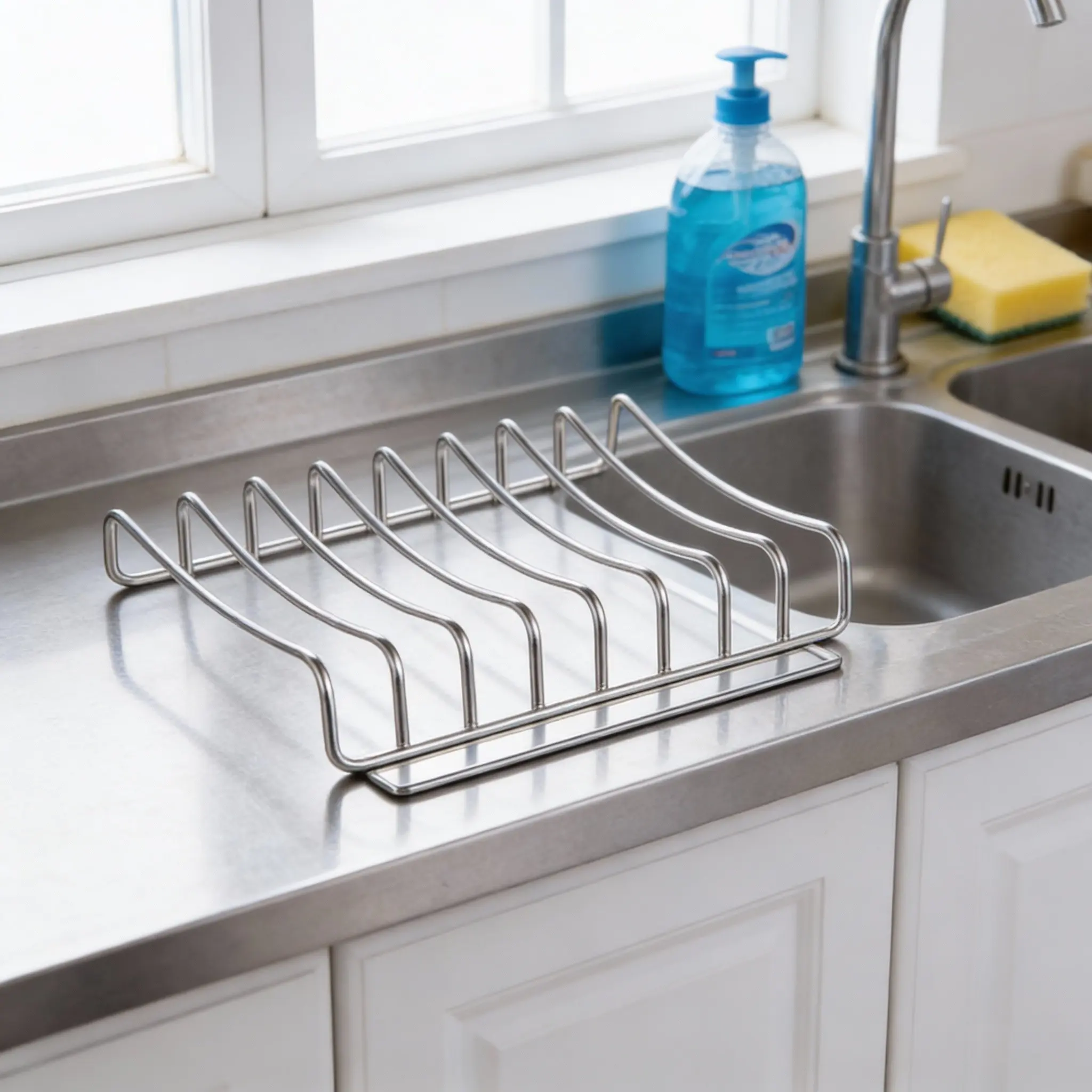 Robust Stainless Steel Soap Holder Innovative Drainage Feature Ensures Quick Drying Perfect for Bathroom Shower Bathtub Kitchen