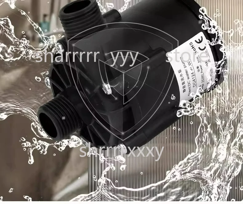 24V Brushless DC Booster Water Pump for Drum Microfilter Backwash, High Flow Circulation, High Temperature Resistant