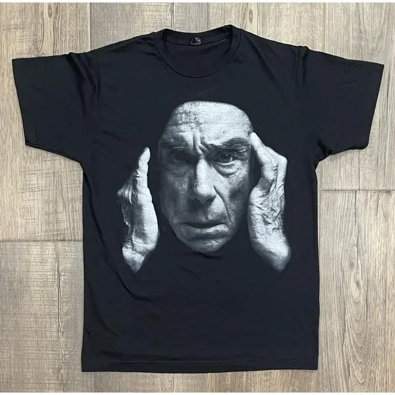 

Iggy Pop Большое лицо Портрет Фото Певица Музыкант Графическая футболка Tultex - Md