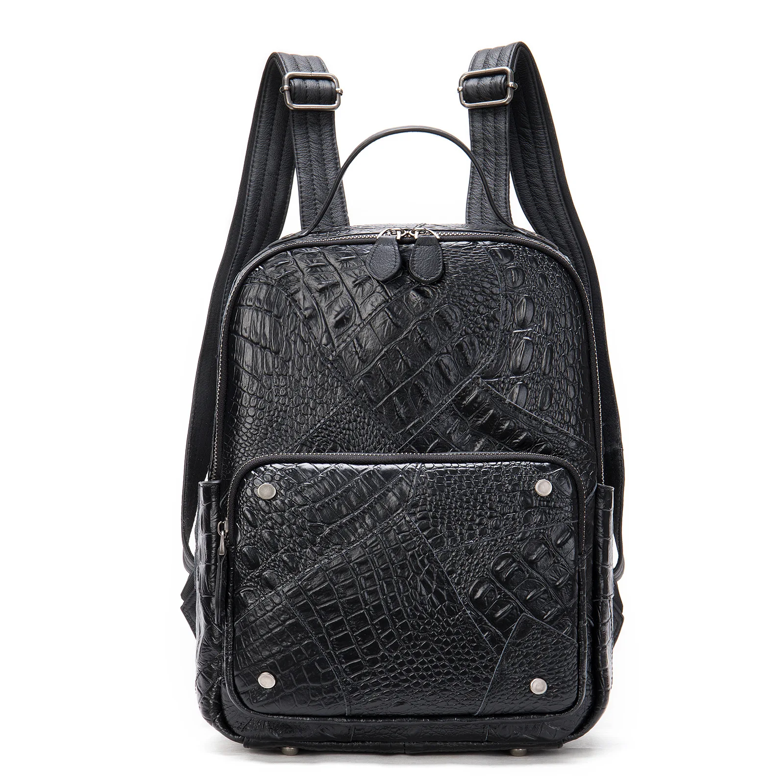 2023 New Fashion Alligator Leather Women Backpack High Quality Female Ladies Student Bag Girl Brand Casual School Travel Bags