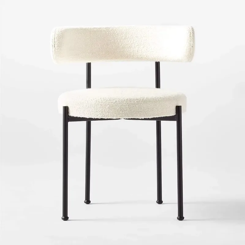 

Velvet modern living room dining chair, convenient, practical and durable