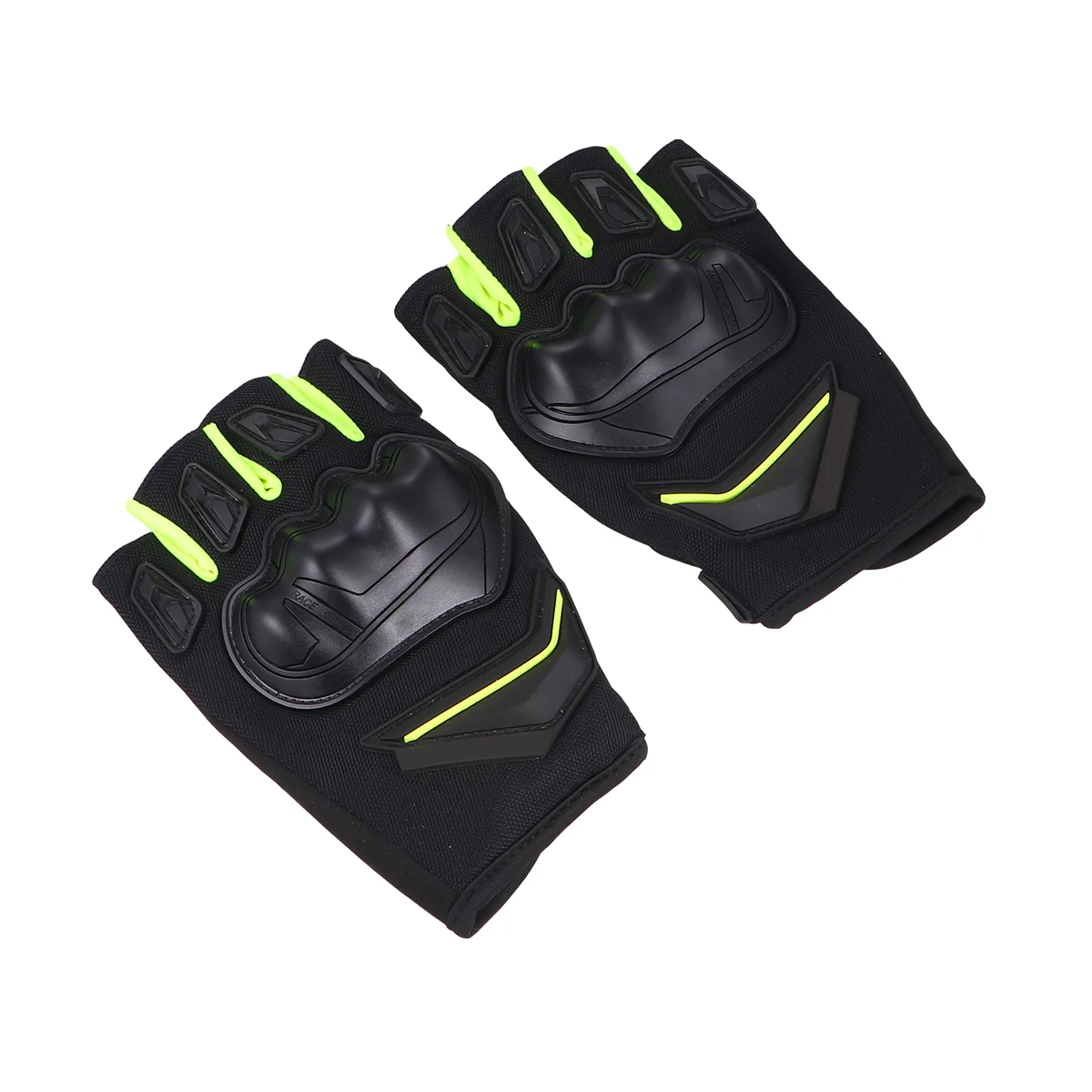 

1 Pair Outdoor Protective Gloves For Riding Shockproof Breathable Half Finger Sports Gloves For Men Women Red M Size Biking