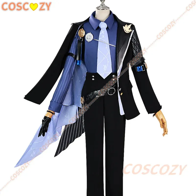 Hugo Cosplay Costume Wig Game Zenless Zone Zero Hugo Uniform Mockingbird New Eridu Hugo Vlad Ravenlock Halloween Party Suits