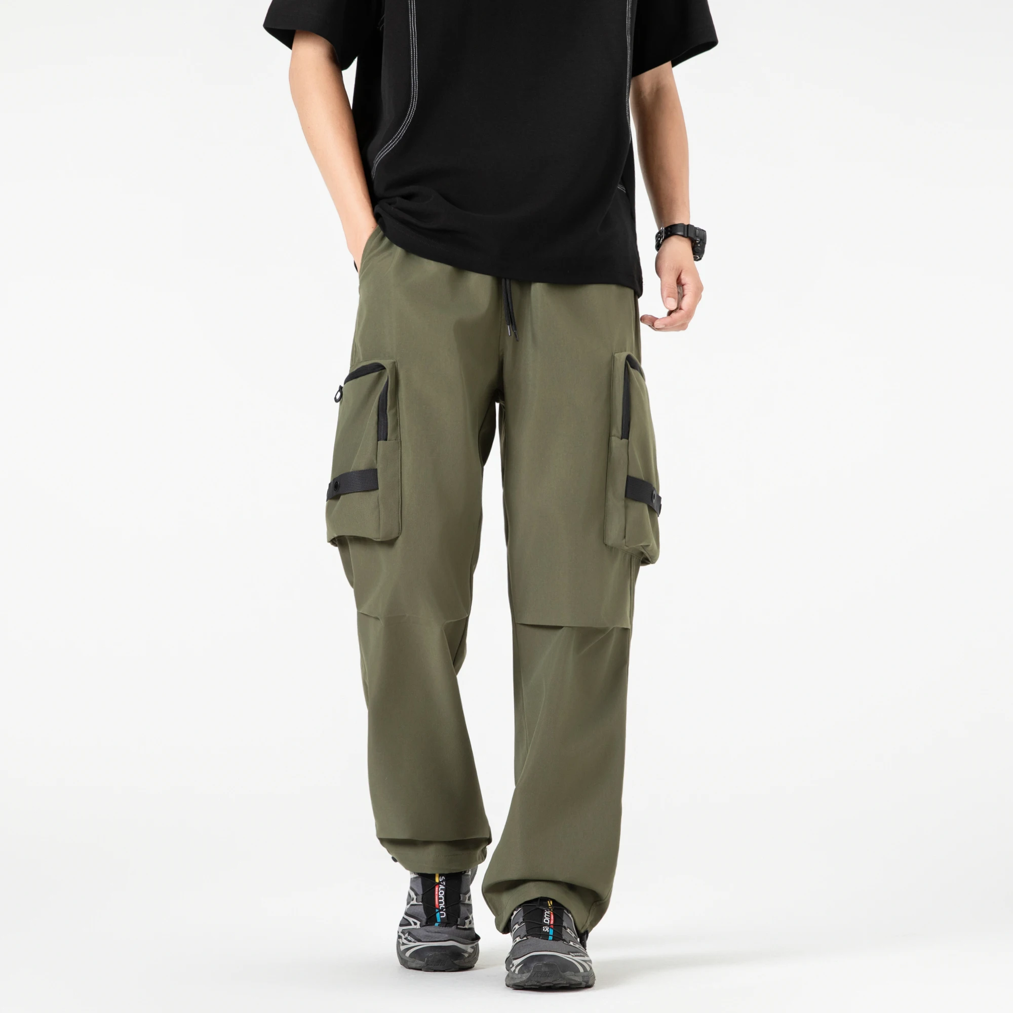 

Men's work pants, casual pants, autumn new style American pants, men's loose long pants