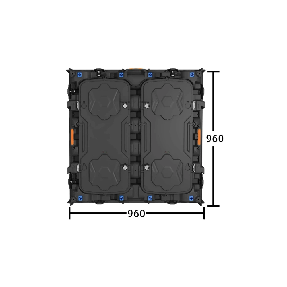 P5 960*960mm FO Series Outdoor LED Screen Magnesium Alloy Die-casting Cabinet Sport LED Display Perimeter LED Screen Fixed IP65