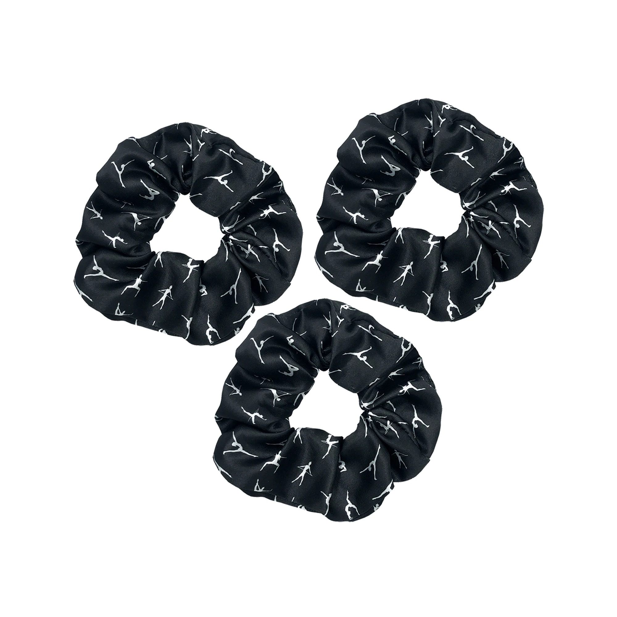 5 Stücke/20 Stücke Gymnastik Tanz Druck Scrunchies Haargummi Hohe Elastizität Elastisches Haarband Pferdeschwanzhalter Frauen Haarschmuck – Detail 8