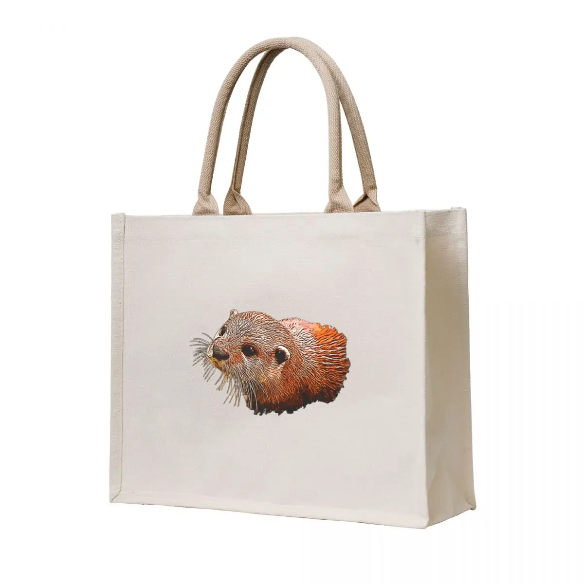 

Otter canvas pattern, animal lover outfits, adorable ottershirts Tote Bag canvas shopping bag Canvas stote bag Women's handbag