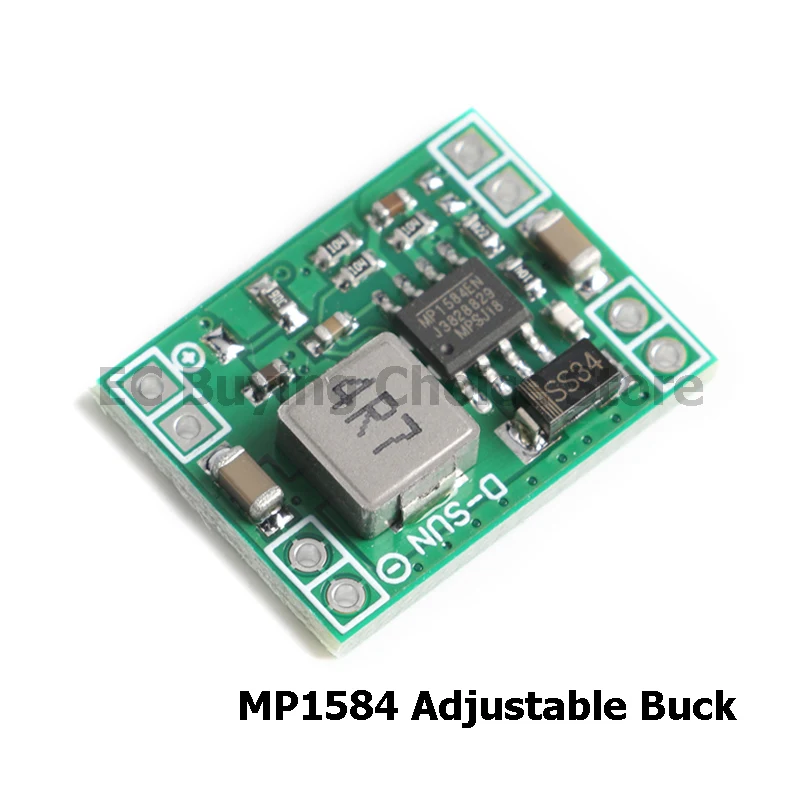 5Pcs/1pc Ultra-Small Size DC-DC MP1584 3A Adjustable Buck Step Down Converter Power Supply Module for Arduino Replace LM2596