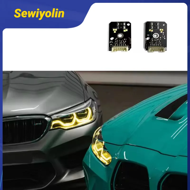 

Car Accessories Parts DRL Module LED Boards For BMW 5-series F90 G30 2017-2020 Yellow Headlights DRL Module Upgrade