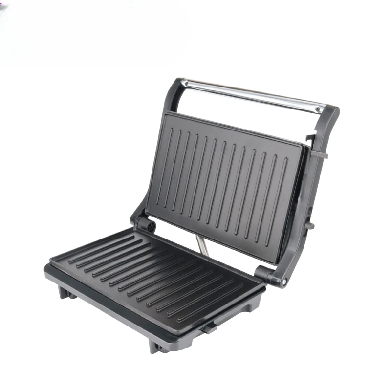 

# l 110V/220V Sandwich Maker Breakfast Machine Barbecue Roast Intestinal Hamburger Panini Machine Steak Frying Pan Eggs Cooker