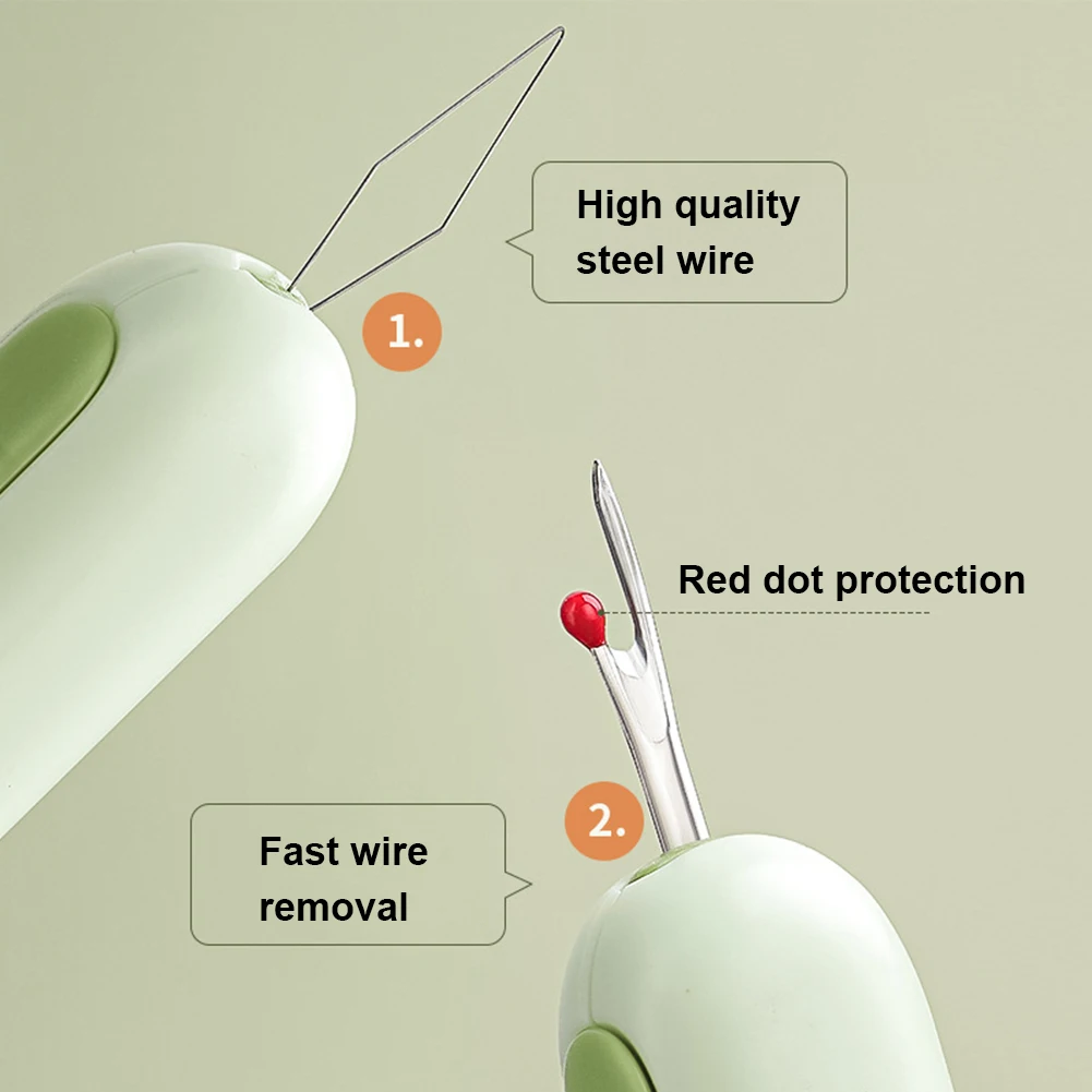 Naht aufreißer Nadel einfädler Naht aufreißer 2 in 1 Gewinde und Naht entferner multifunktional für Nadel arbeits muster