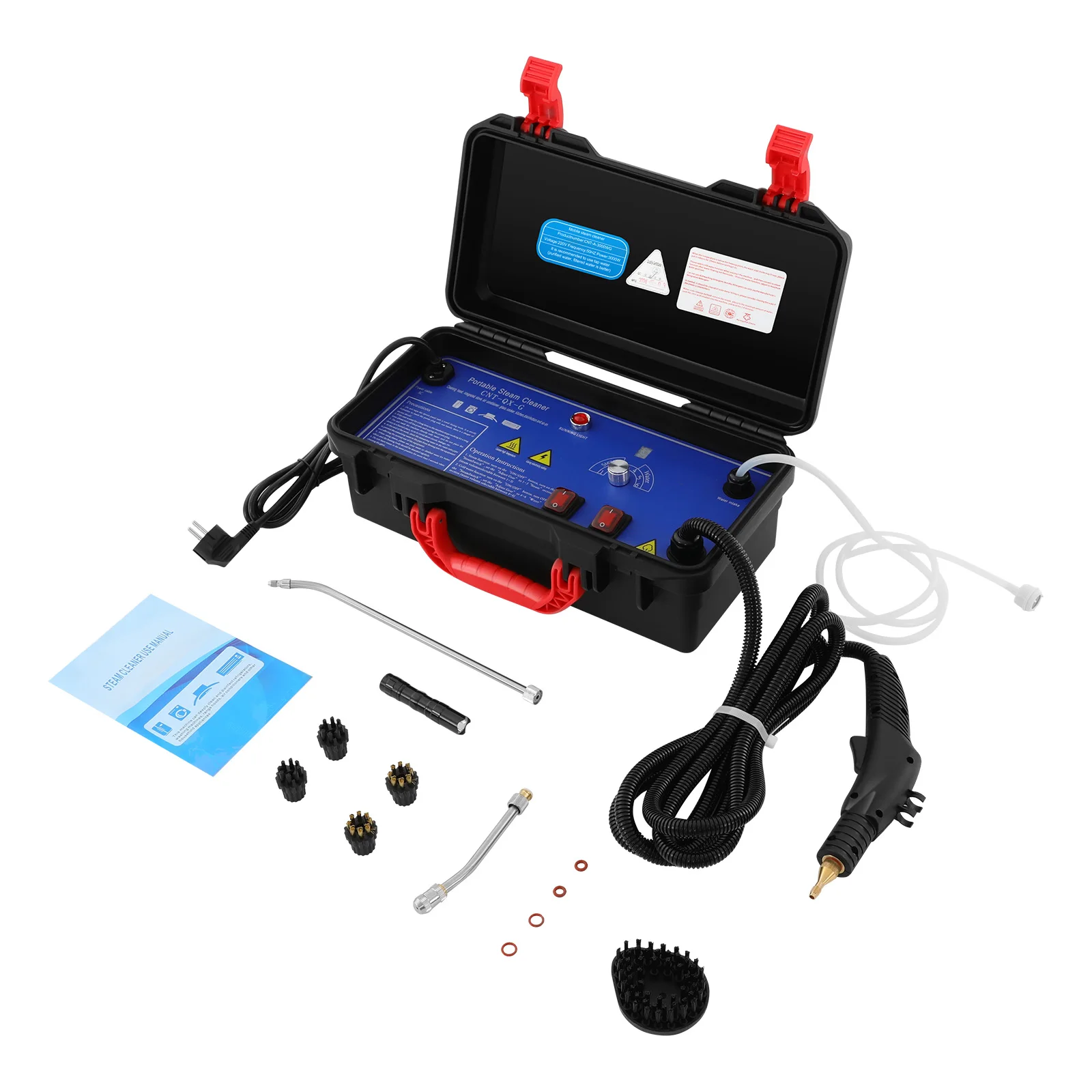 220V 3000W Intelligenter Reiniger, Wasserspritzpistole Oberflächenreiniger Dampfreinigungsmaschine für Garten, Zaun, Autos – Detail 14