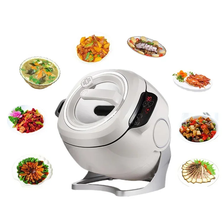 Hot-Selling   Full Automatic Intelligent Cooking Machine Non-Stick Pan Stir-Fry Cooking Machine Touch Panel Cooker Robot