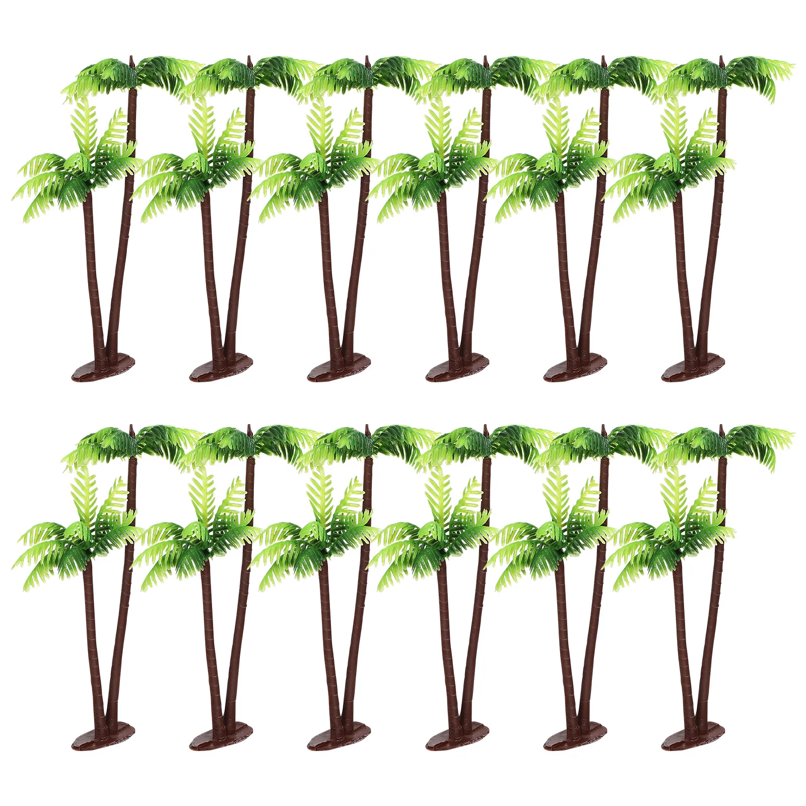 Tree Palm Trees Mini Decor Landscape Artificial Model Miniature Bonsai Tank Fish Scenery Decoration Aquarium Cake Topper Plant