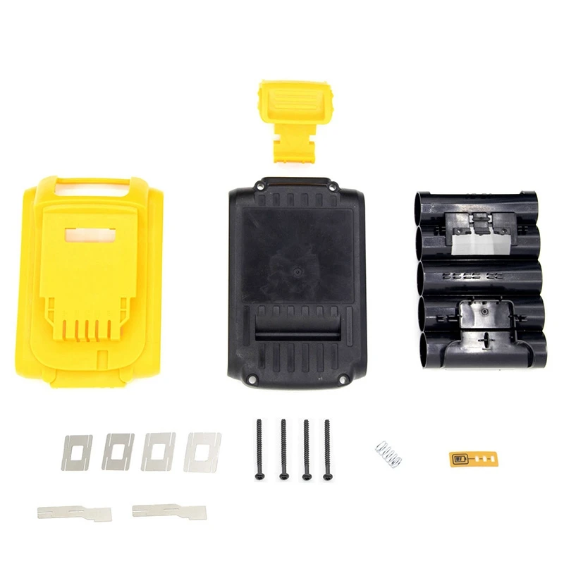 Batterij Vervangende Plastic Behuizing Voor Dewalt 20V Dcb201, Dcb203, Dcb204, Dcb200 18V Li-Ion Batterijdeksel Onderdelen Voor 3a 4a 5a