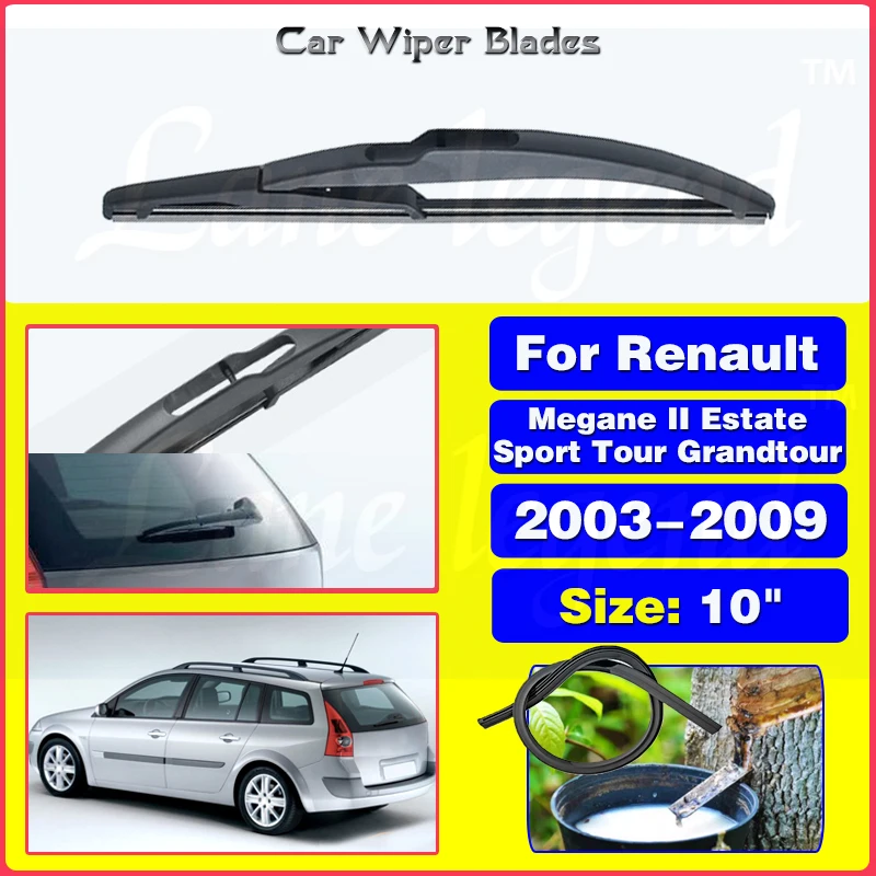 

Wiper 10" Rear Wiper Blade For Renault Megane II 2 Estate Sport Tour Grandtour 2003 - 2009 Windshield Windscreen Rear Window