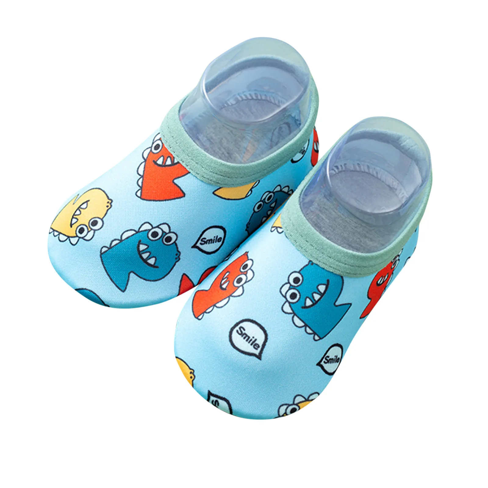 Chaussettes coordonnantes pour enfants, imprimées, pieds nus, chaussures pour bébés, respirantes, dessin animé animal, sol, garçons et filles de 14