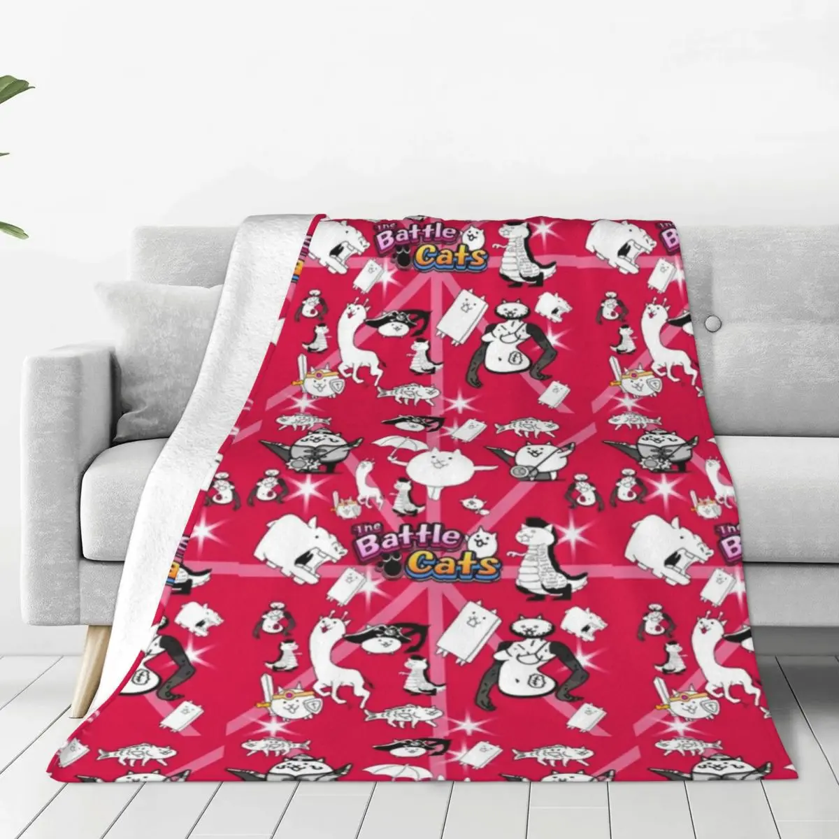 Battle Cats Blanket Sofa Bedroom Bed Home Office Nap Blanket Car Travel Picnic Blankets Gift