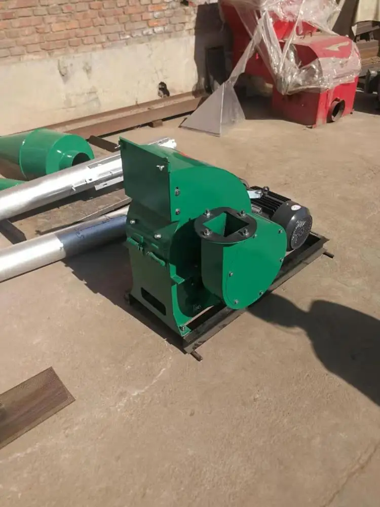 Farming Use Electric Motor Powder Making Machine Sawdust Hammer Mill Engine and Gear Core Components with Bearing
