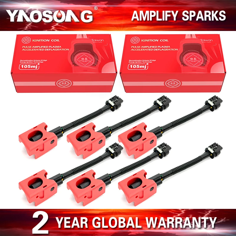 FOR BMW N20 N52 N53 N54 N55 N62 N63 S55 Upgrade to B58 Ignition Coil Convert Conversion Harness Cable Head