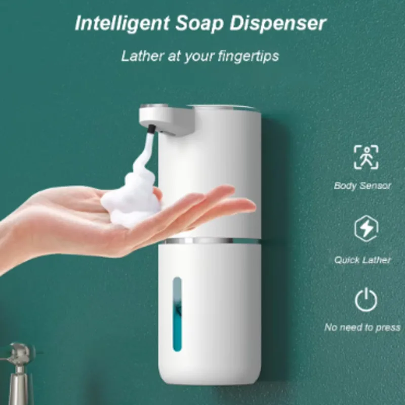 

P TenOne Automatic Sensor Soap Dispenser Automatic Hand Sanitizer Foam Gel Clear Wash Mobile Phone Dish Soap Sensor USB Charging