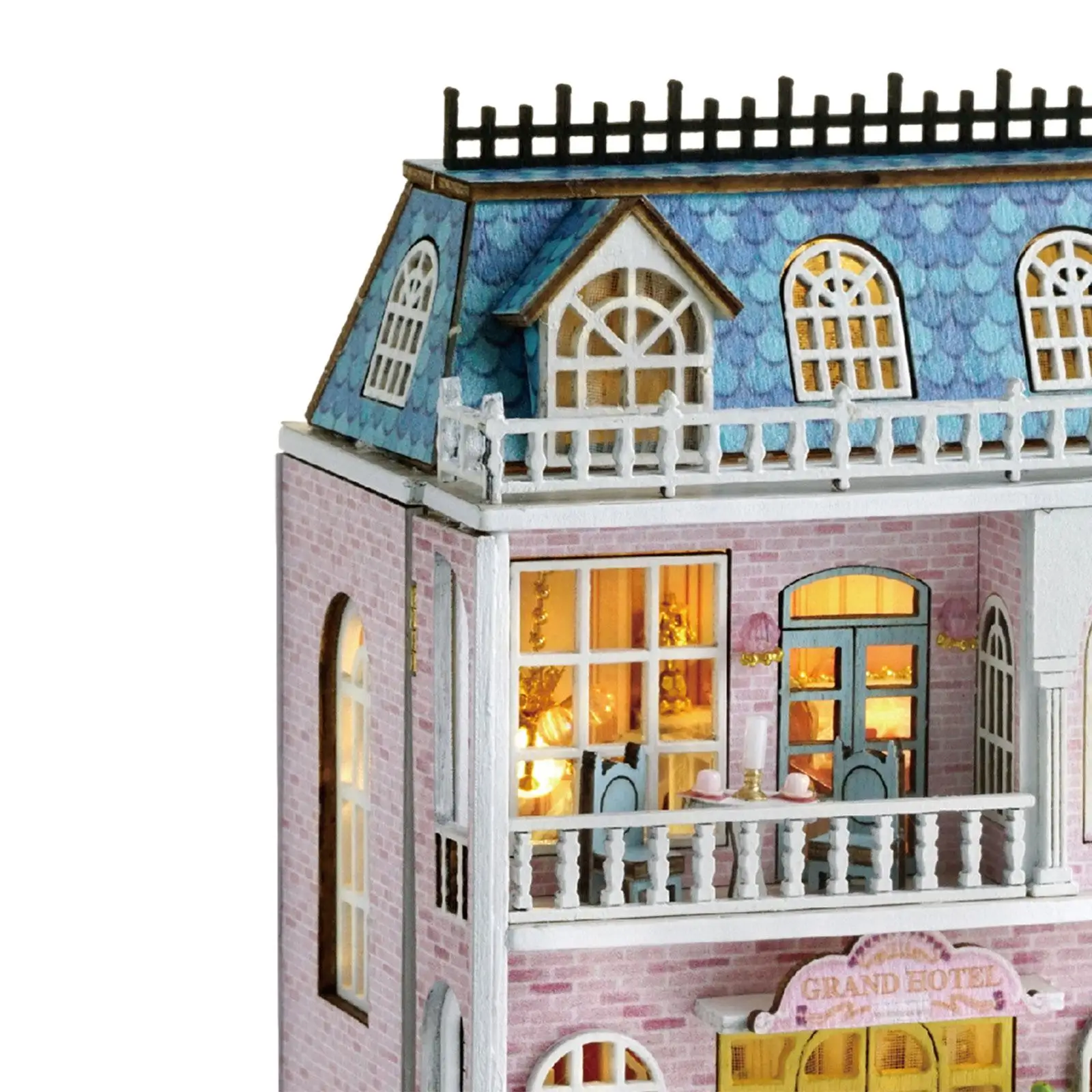 

DIY Miniature Wooden Building Kits, Wooden Crafts, Toys, 3D Wooden Puzzle for