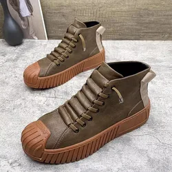 Fashionable casual sneakers for men in autumn 2023, new versatile and high-heeled outdoor Korean fashion trend shoes