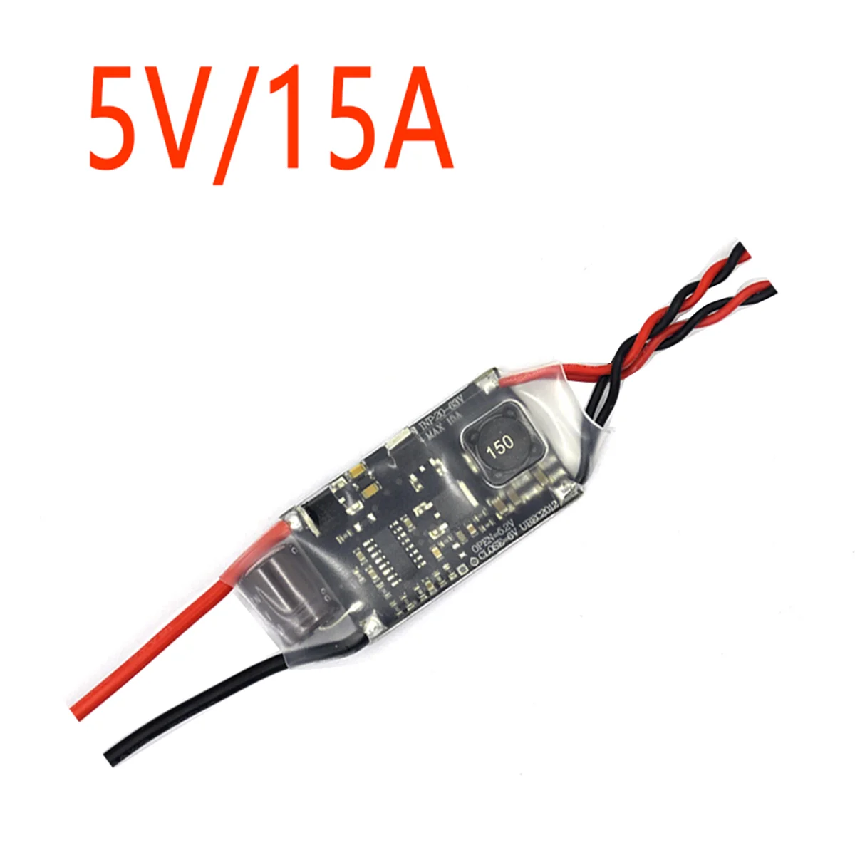 Regulator catu daya RC penerima FPV 3-12s, modul Regulator Step-Down 5V untuk pesawat RC