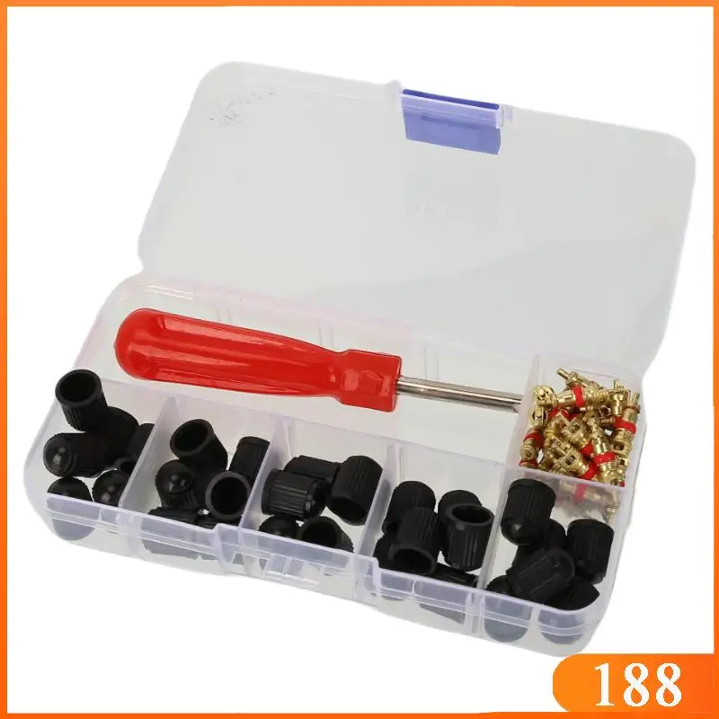 New Car Bicycle Slotted Handle Tire Valve Stem Core Remover Screwdriver Tire Repair Install Tool Kit Auto Motorcycle Accessories