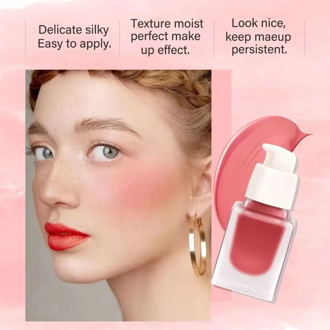 High Light Face Liquid Blush Natural Nude Moisturizing Contouring Blush Tint Face Contour hellt das Make-up auf