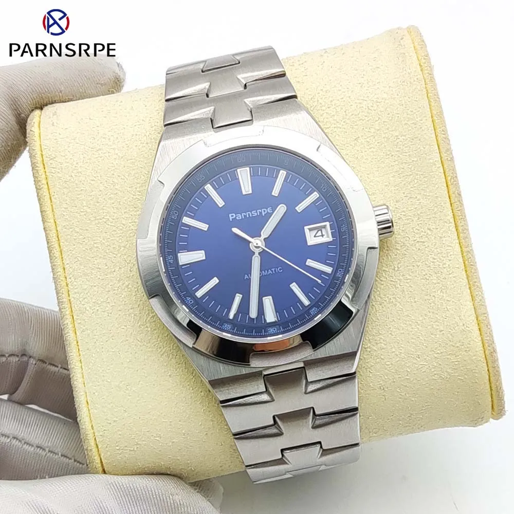 Parnsrpe Brand 40mm Classic Fashion Automatic Men\'s Mechanical Watch NH35 Movement Waterproof Stainless Steel Men\'s Watch