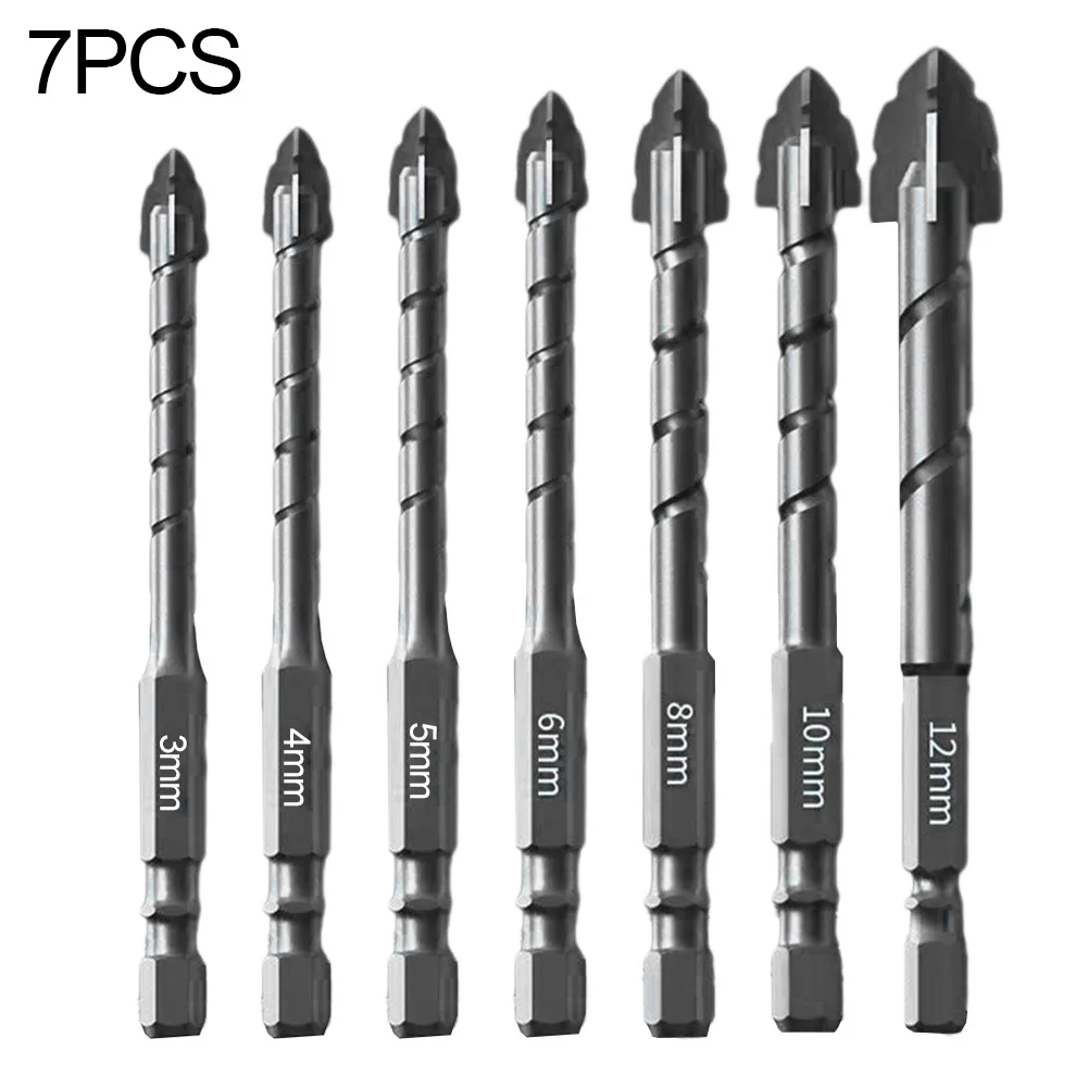 

Carbide Drill Eccentric Drill Bit Vibration Reduction Water Drill Compatible 6.35 Mm Shank Diameter Carbide Drill Bit Set