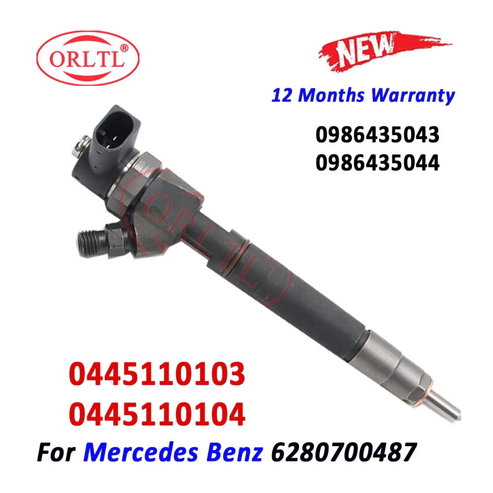 

New 0445110103 0445110104 Diesel Injector 6280700487 For Mercedes Benz 0986435043 0986435044 Fuel 0 445 110 103 0 445 110 104