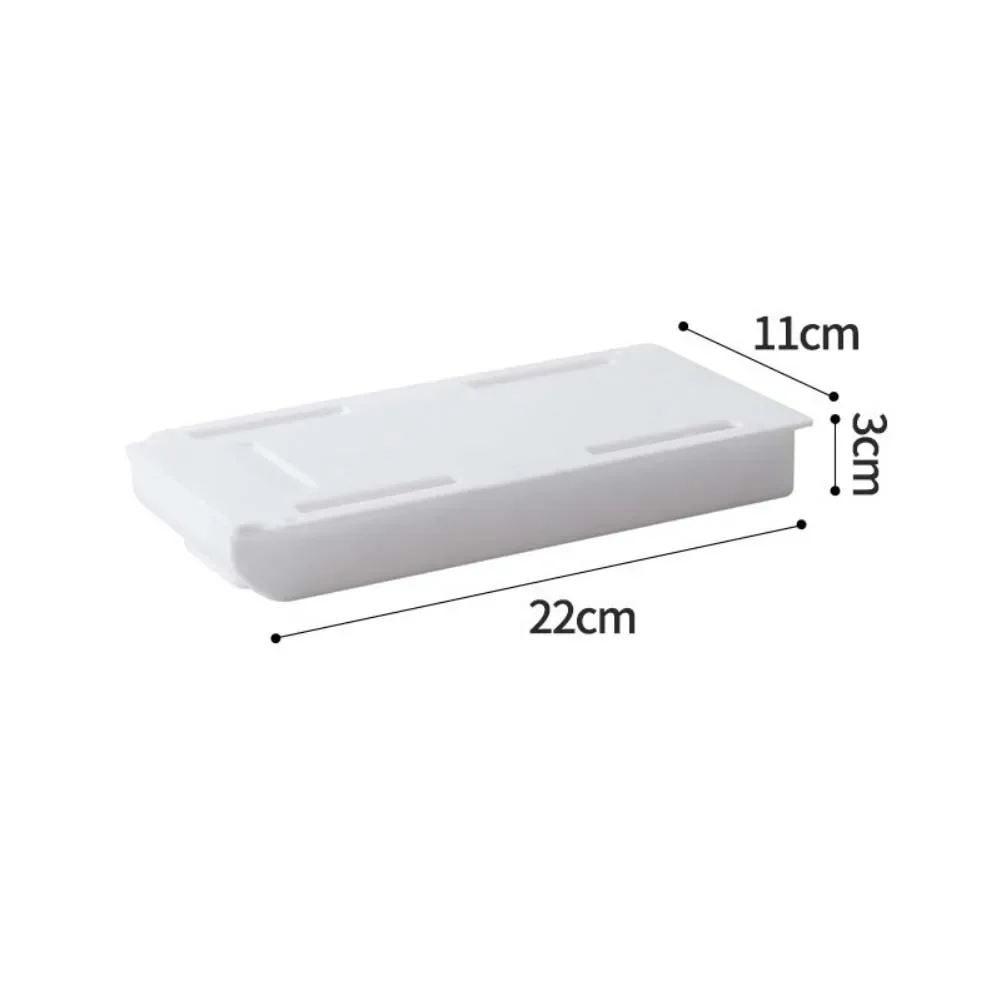 Compact Slide Out Drawer Organizer 15 5 x 3 x 22 cm Under Desk Storage for Office For home Pens Cables and Small Items