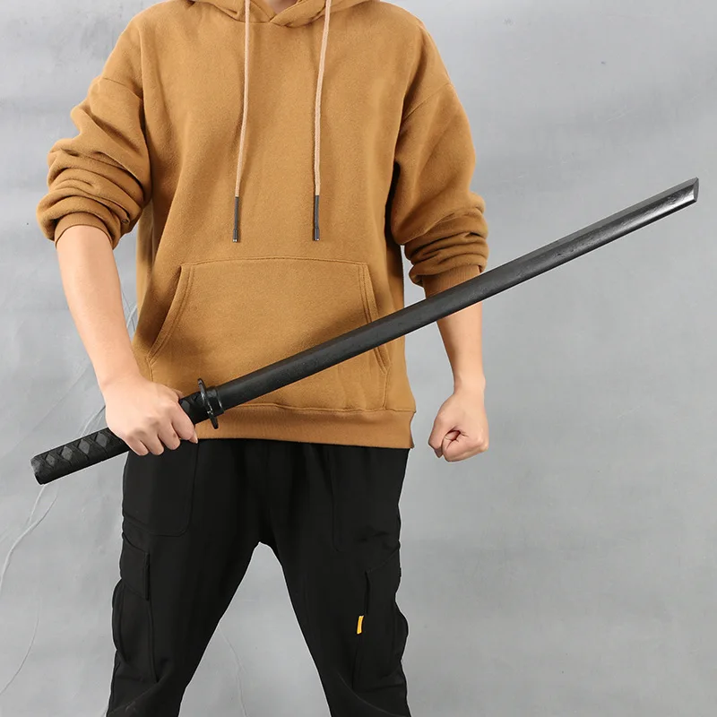 Real Wood Sword with Sheath for Adult And Child Performance Practice Aikido Wooden Sword Cosplay Prop Martial Arts Training