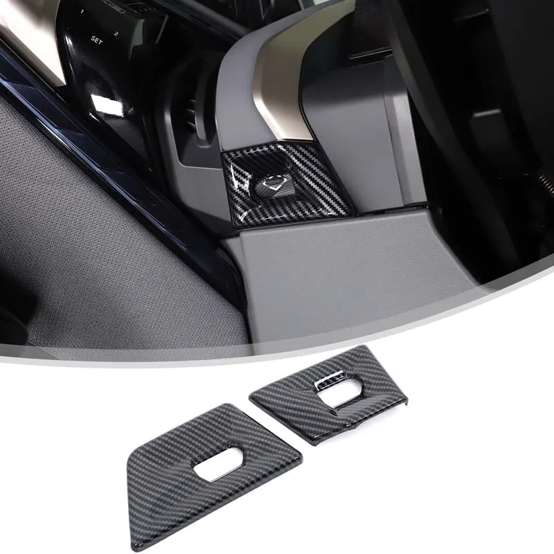 Dashboard Side Air Vent Adjust Button Frame Trim Car Side Air Vent Control Bezel Car Accessories For BMW X3 G45 2025 2026+ LHD